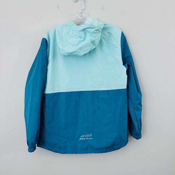 Eddie Bauer Lone Peak Blue Color Block Windbreaker Boys Size L - Picture 4 of 11